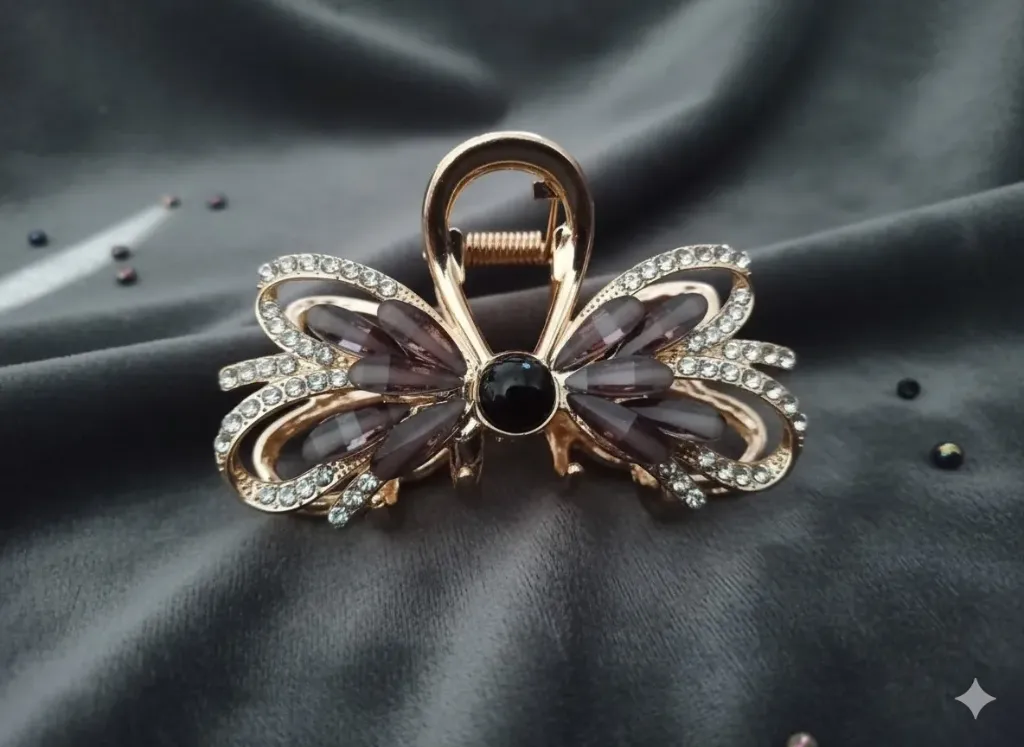 Matel Stone Hair Clip