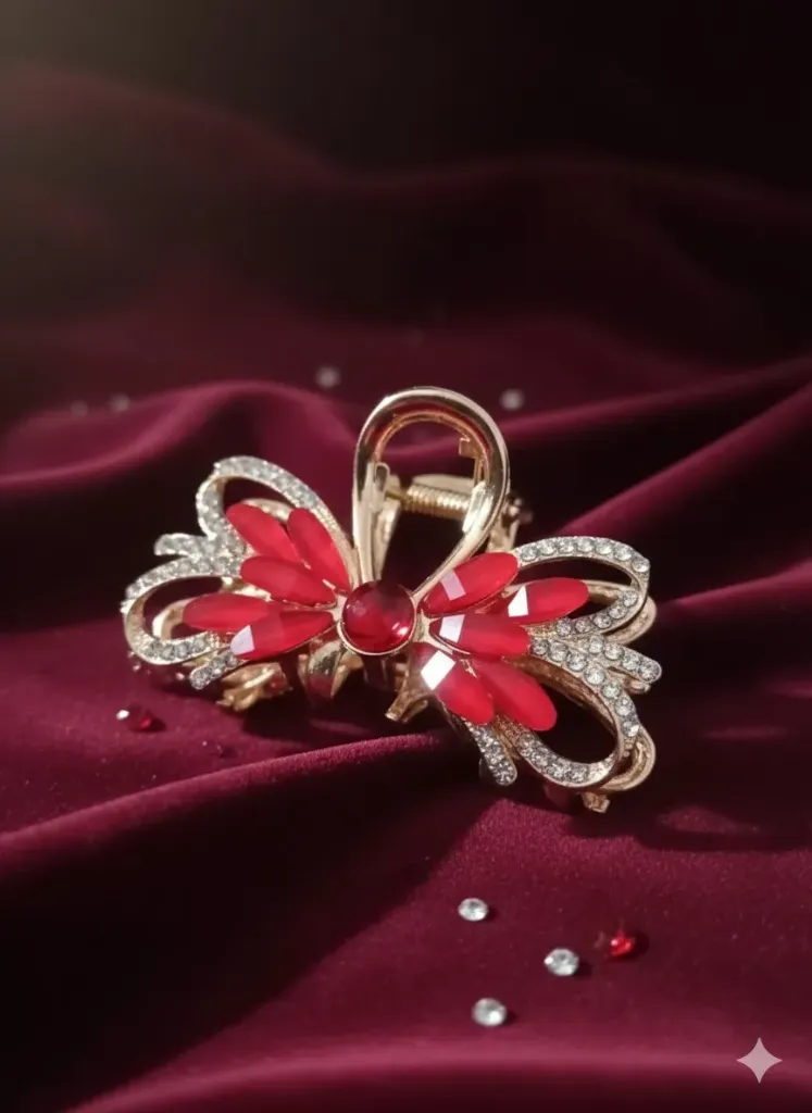 Matel Stone Hair Clip