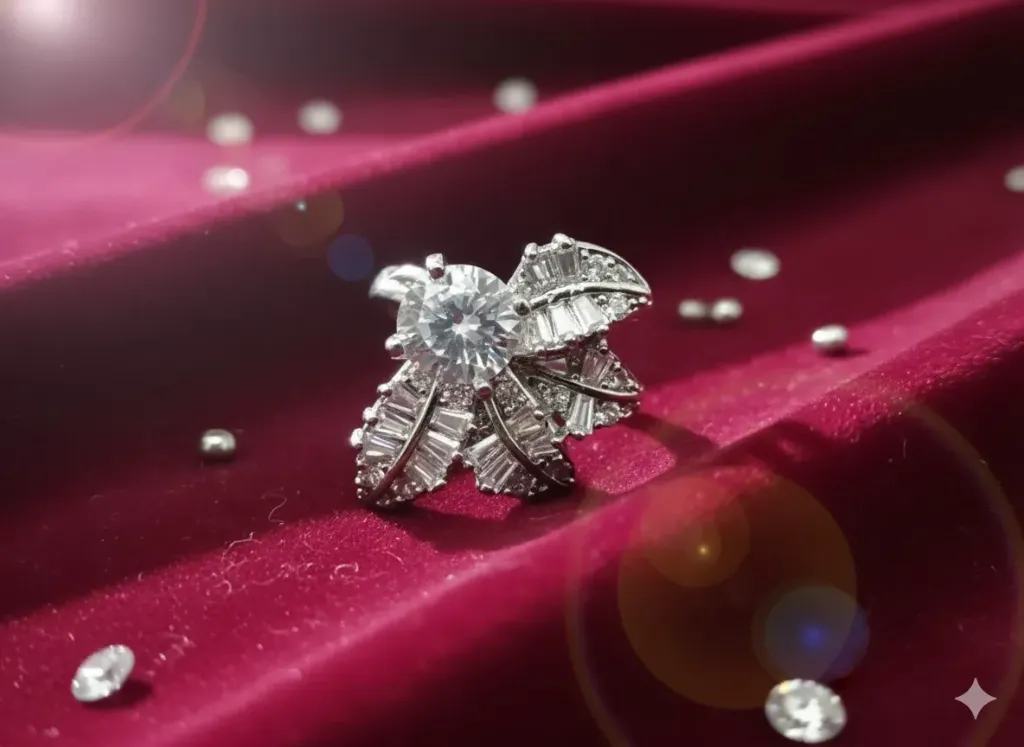 Leaf Diamond Ring (1 Pc)